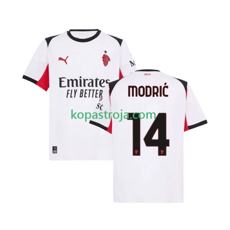 Billiga Fotbollströjor AC Milan Luka Modrić 14 Borta tröja 2025/26 Kortärmad